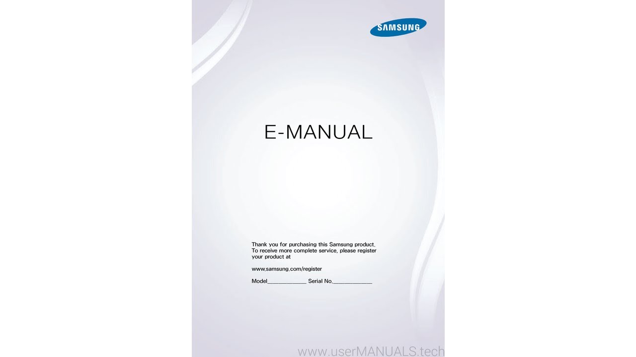 Samsung Un40mu6200afxza Led Tv User Manual